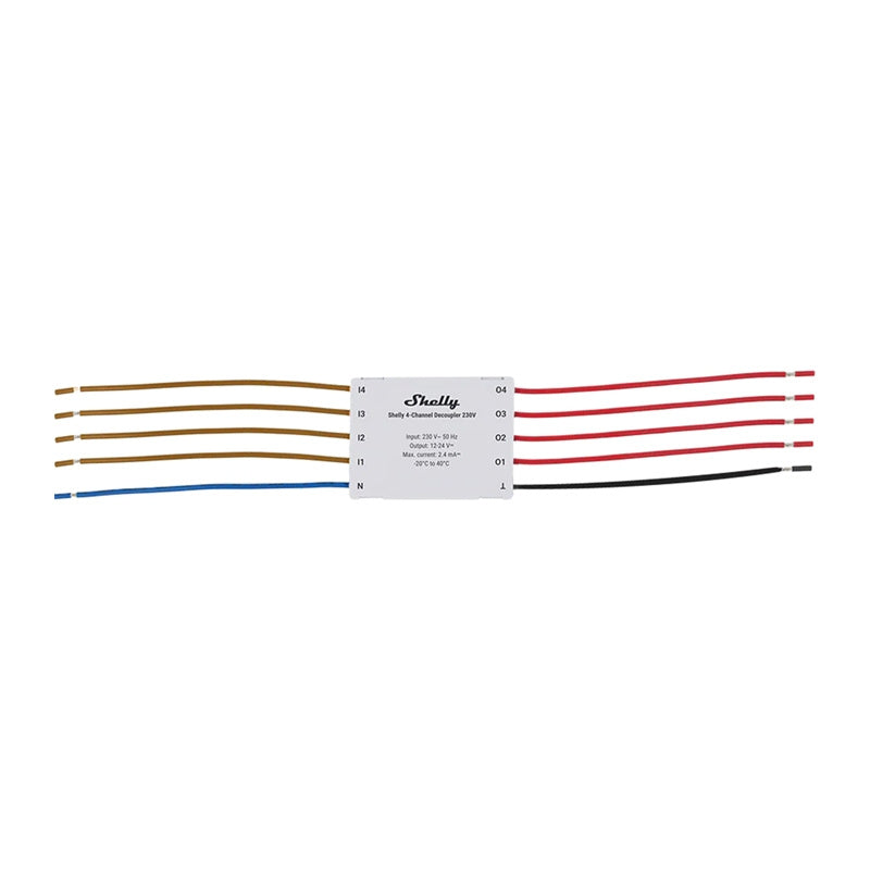 Shelly 4-Channel Decoupler 230V