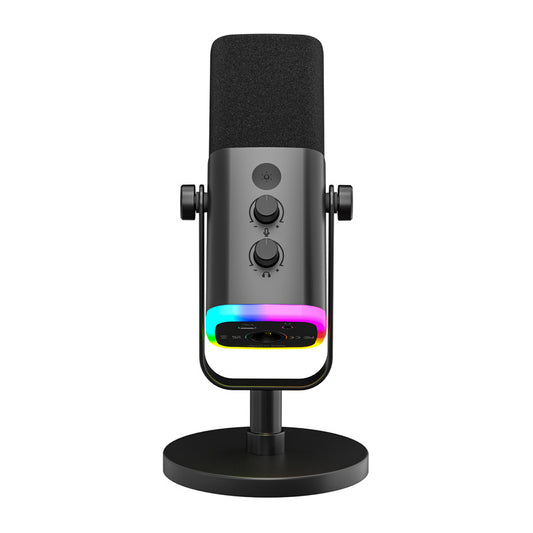 Fifine Dynamic microphone AM8 with stand (black)