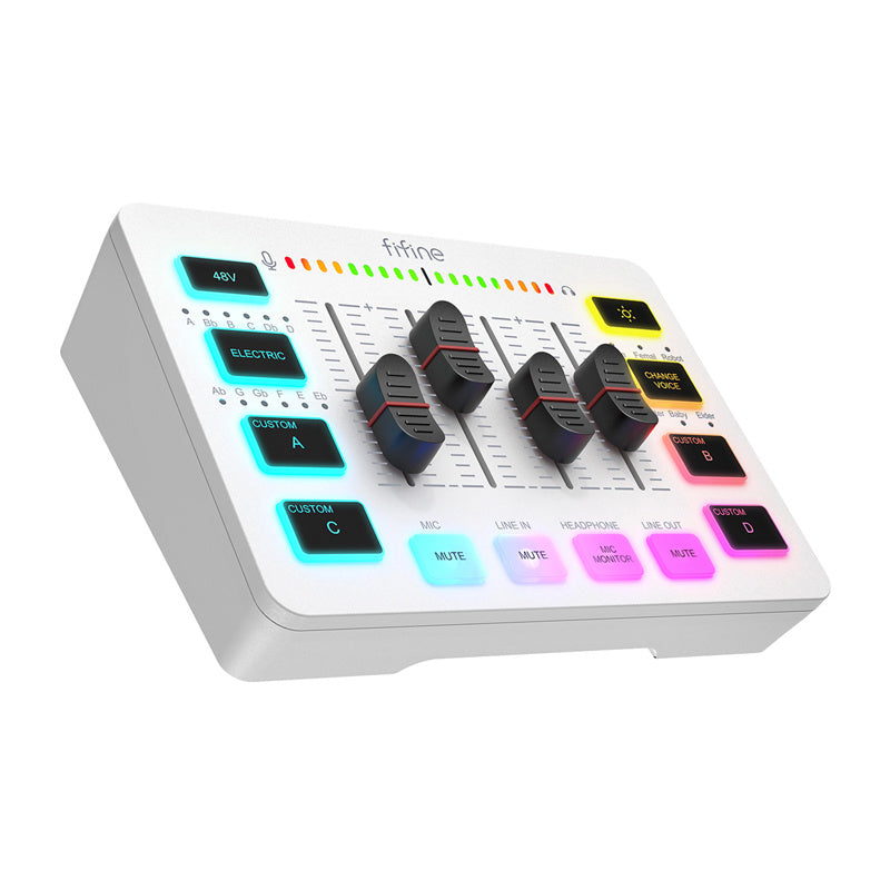 Fifine Mixer audio SC3W (white)