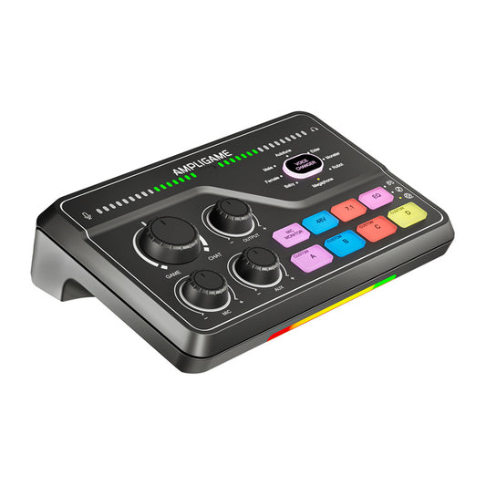 Fifine Gaming mixer SC8 RGB (black)
