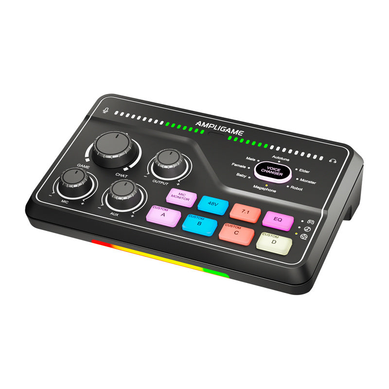 Fifine Gaming mixer SC8 RGB (black)