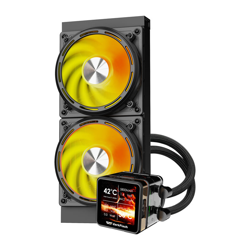 DarkFlash Water Cooler DE240 Black