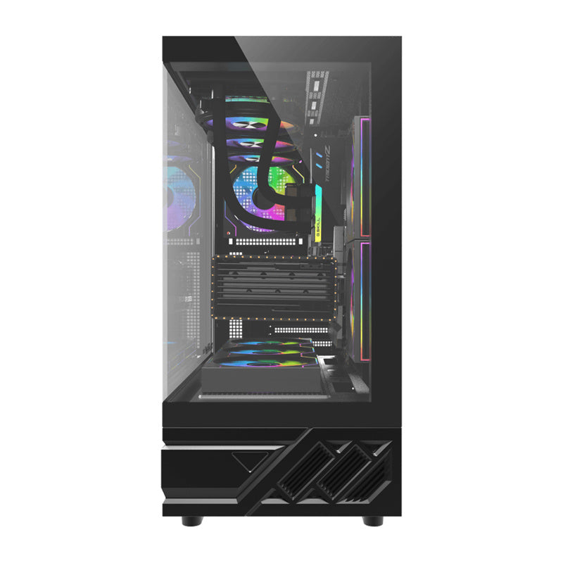 DarkFlash Computer Case DS950 Black (No Fans)