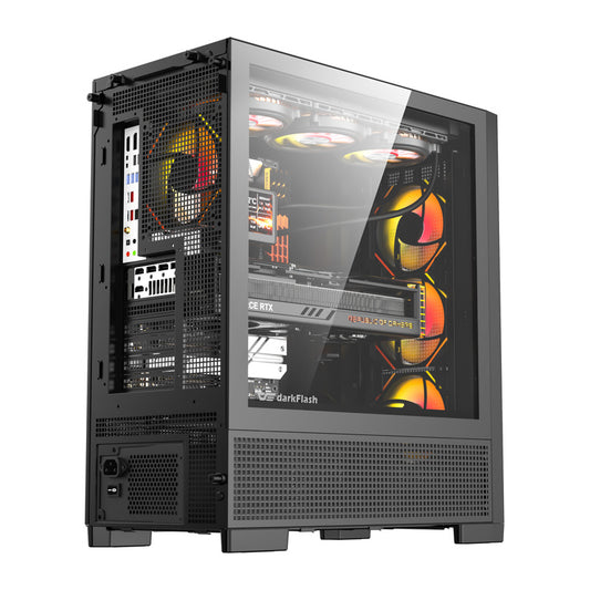 DarkFlash computer case AIRNOVA Black (+3 fans)