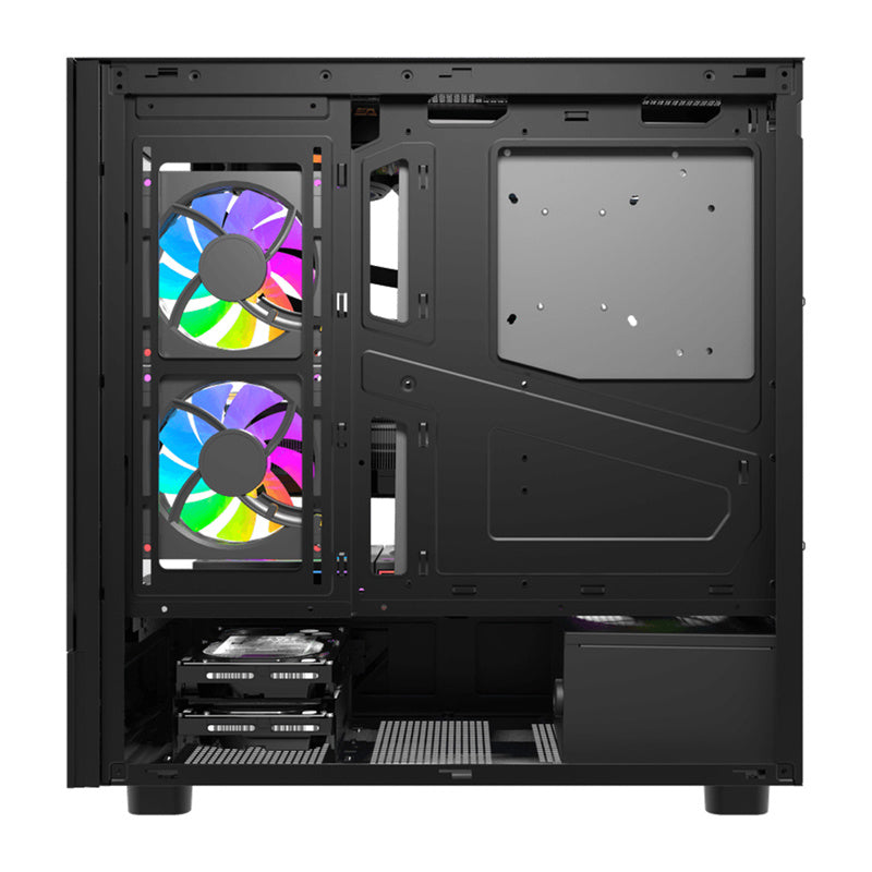 DarkFlash Computer Case DS950+screen Black (+6 Fans)