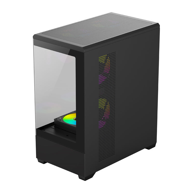 DarkFlash Computer Case C365 Black (+5 Fans)