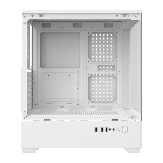 DarkFlash Computer Case C365 White (No Fans)
