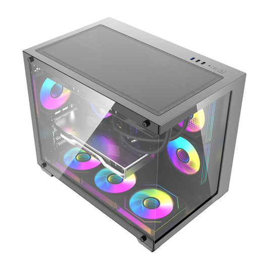 DarkFlash Computer Case B275 Black PRO (+6 Fans)