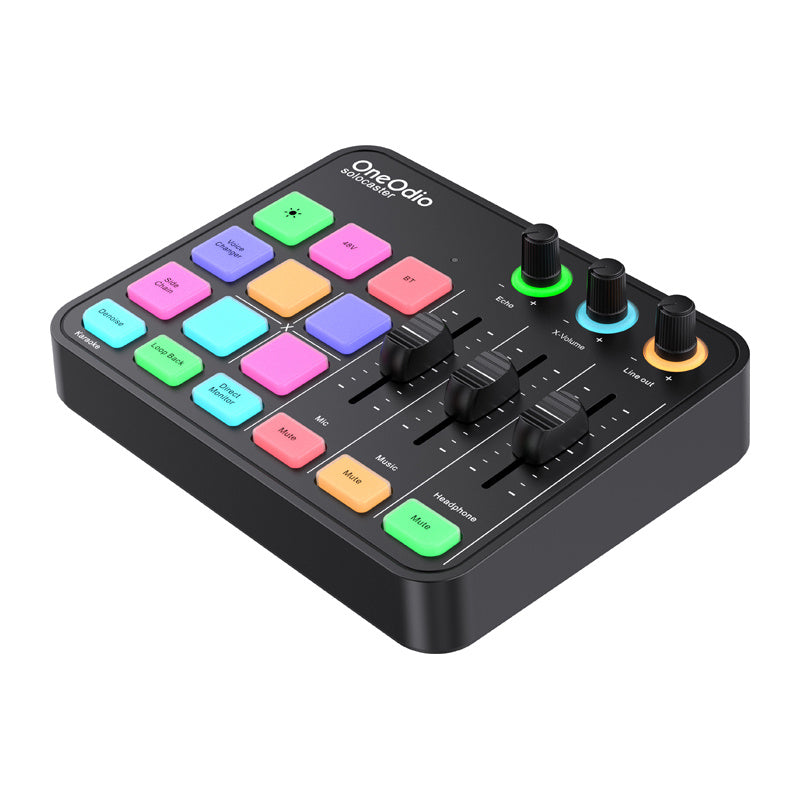 Audio Mixer & Sound Card OneOdio Solocaster