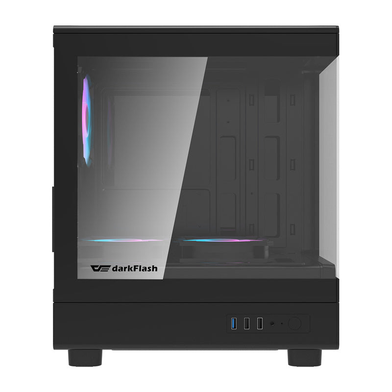 DarkFlash DB330M Black Computer Case (+3 Fans) v2