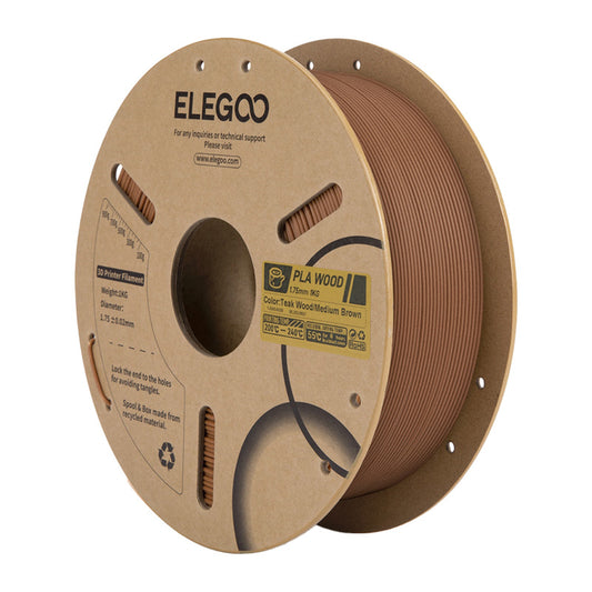 ELEGOO PLA Special Filament (Teak Wood/Medium Brown)