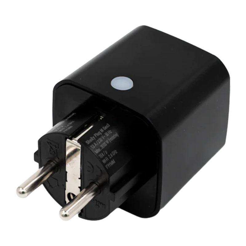 Smart Plug 13A Shelly Plug M Gen3 Matter black