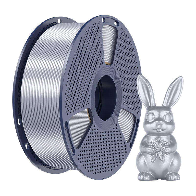 Filament Sunlu PLA+ Silk (srebrny)