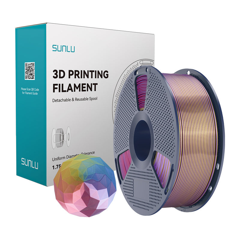Sunlu Filament PLA+ Silk Forth-Color Blue Purple Red Gold