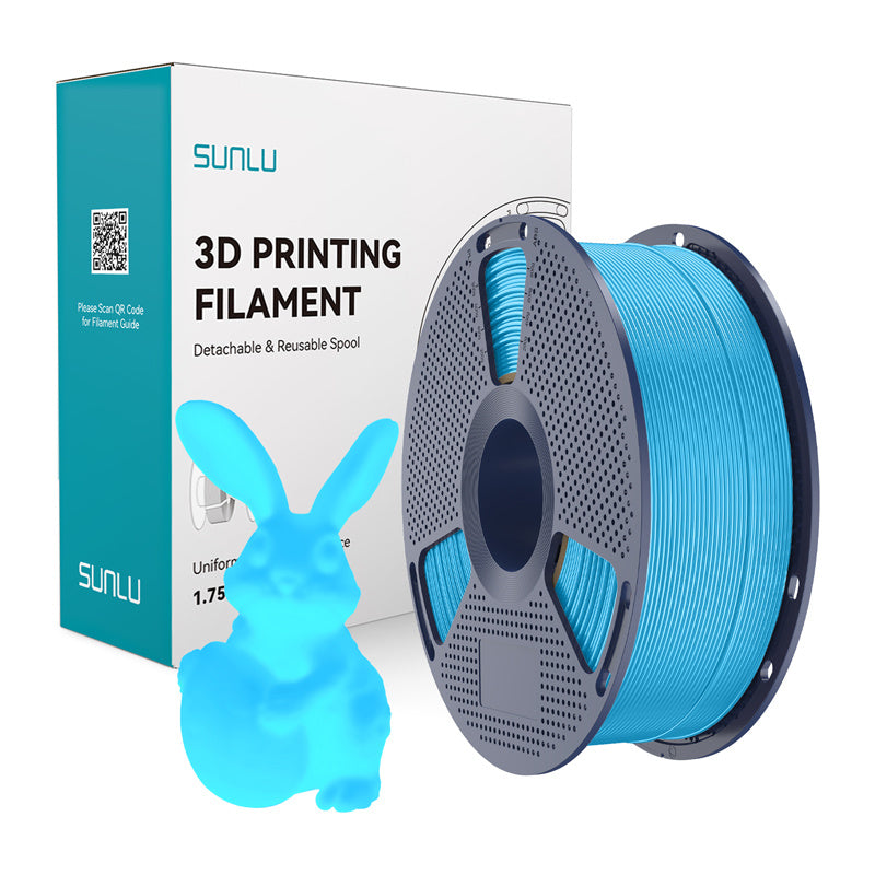 Sunlu Filament PLA Glow In The Dark Tech Blue