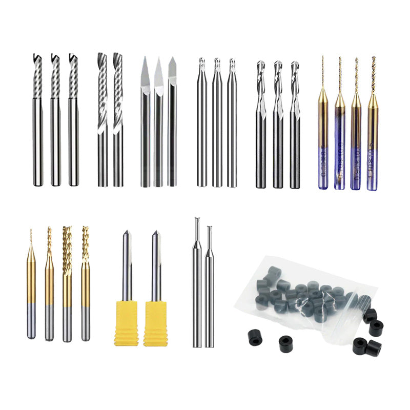 Milling Bit Set MAKERA Carvera Essential Extended (52-Piece)