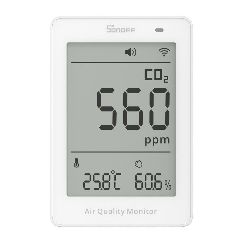 Air Quality Monitor WIiFi LCD SONOFF AirGuard CO2 SAWF-08P