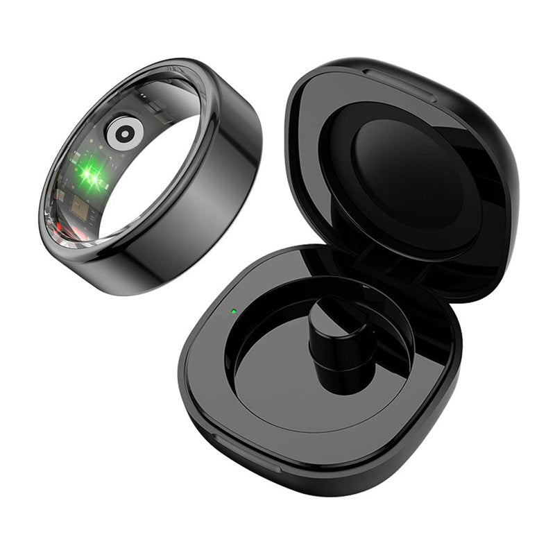 COLMI R02 Smart Ring Size 12 21.3mm (Black) + Charging Case