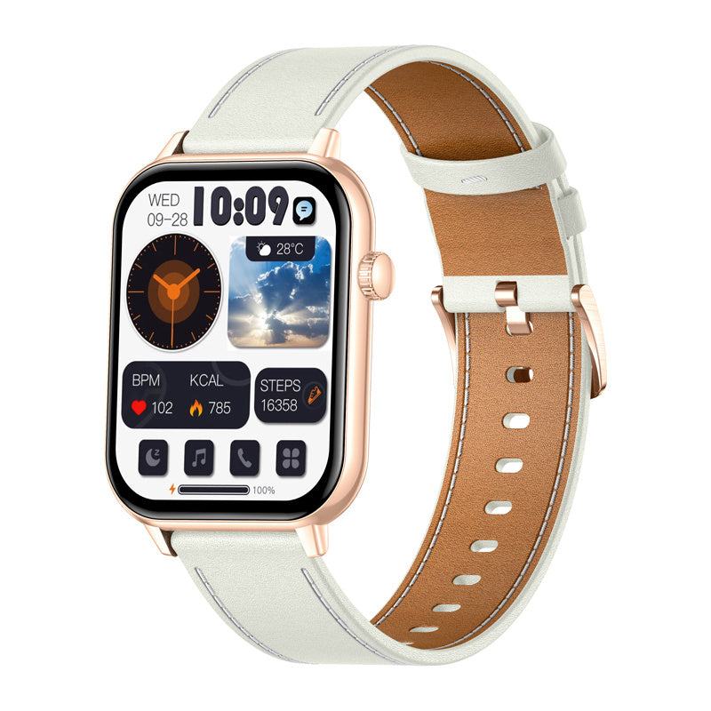 COLMI C28 Smartwatch Gold + white leather