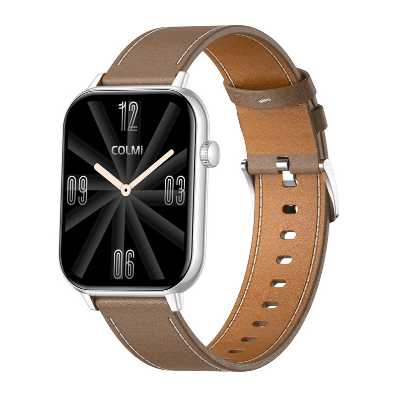 COLMI C28 Smartwatch Silver + brown leather