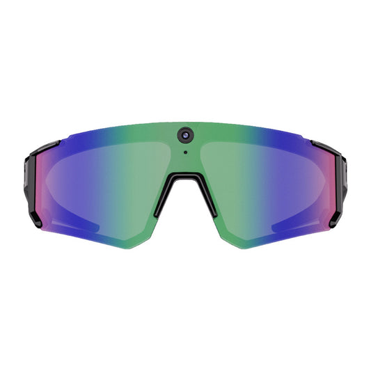 Colmi V06 AI Black Sports Sunglasses (with Blue Lenses)
