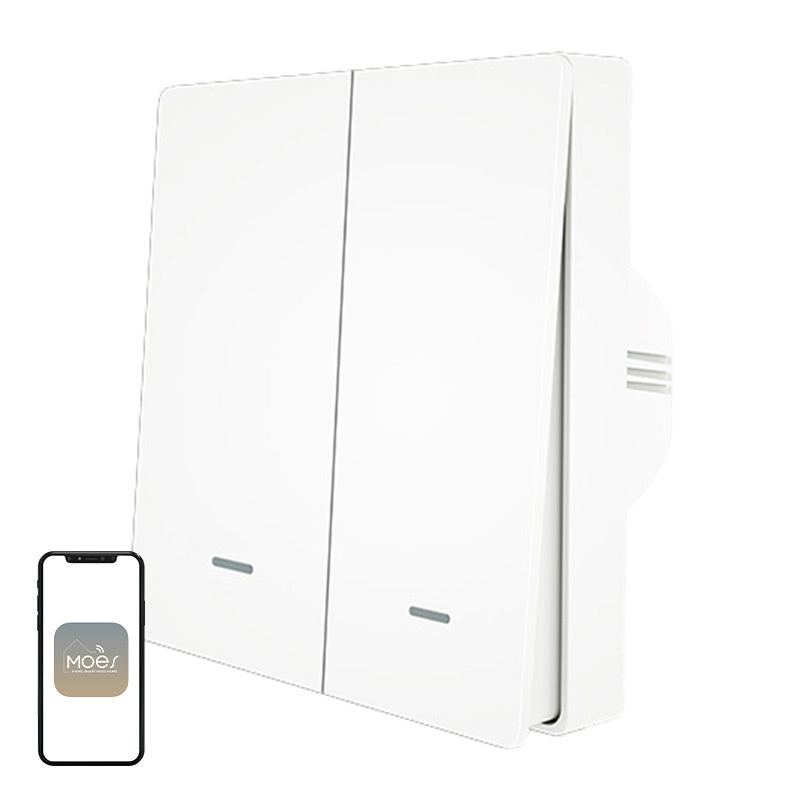 Smart Light Switch MOES ZS-B-EU2 ZigBee 2-channel