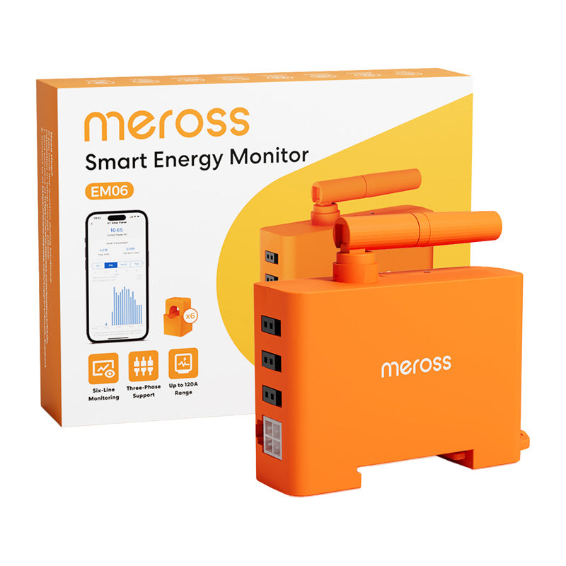 Smart energy monitor Wi-Fi MEROSS EM06P-EU