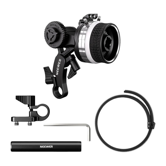 NEEWER METAL MINI FOLLOW FOCUS WITH A/B STOPS