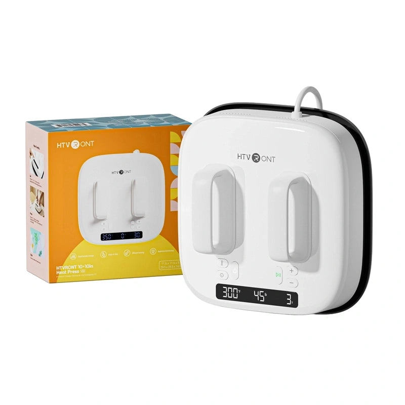 Heat press HTVRONT HPS08 10x10 (white)