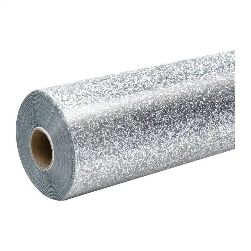 Heat transfer vinyl HTVRONT Glitter 30.5cm x 90cm (silver)