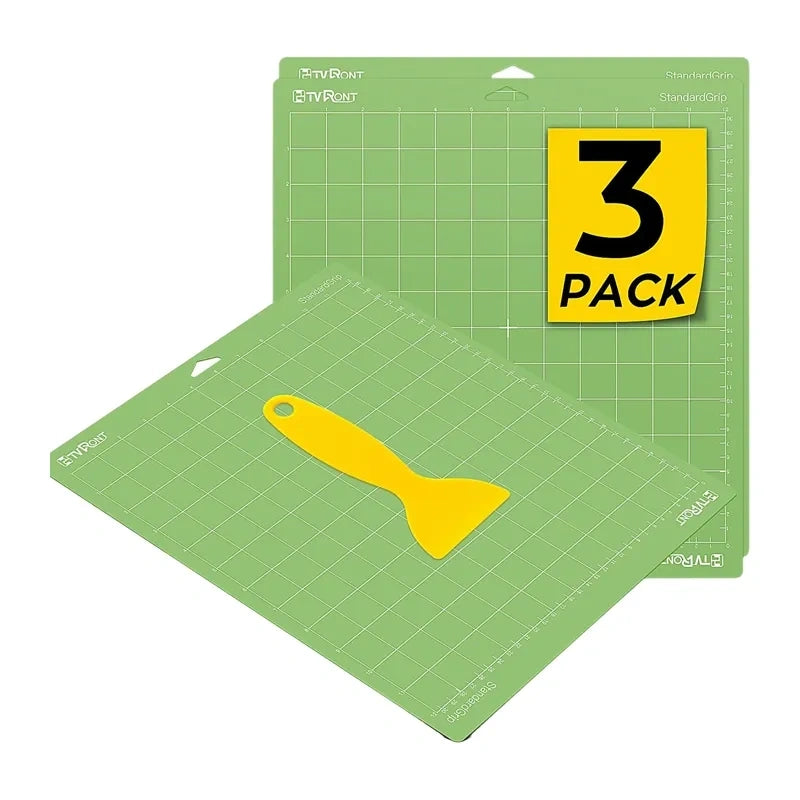 Cutting mat HTVRONT 34.8cm x 37cm 3 pcs (green)