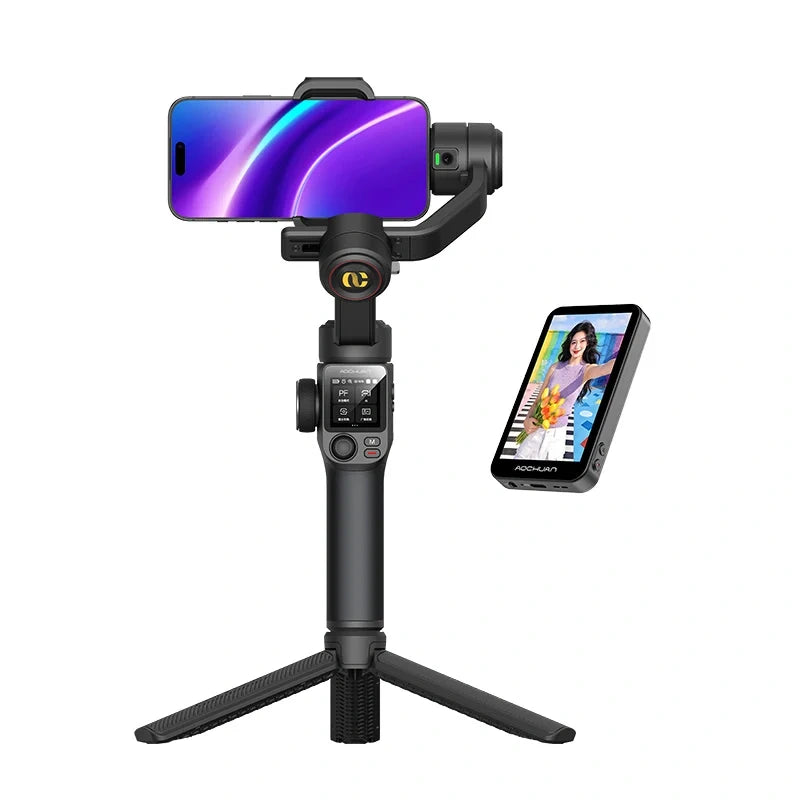 Gimbal AOCHUAN S3 With Screen Monitor (black)