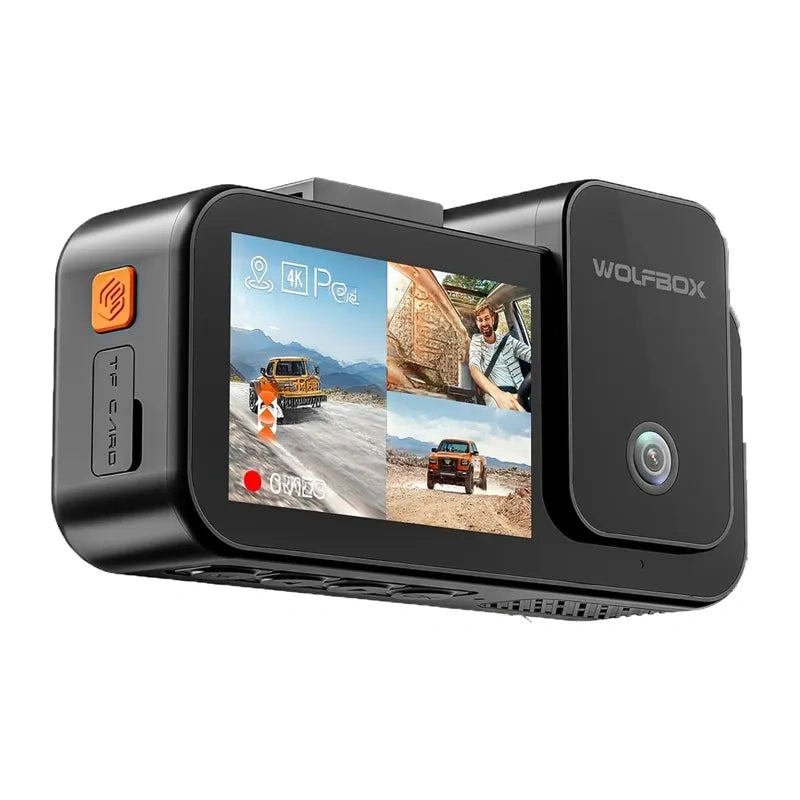 Dashcam WOLFBOX X5 WiFi 4K + 2.5K 128GB