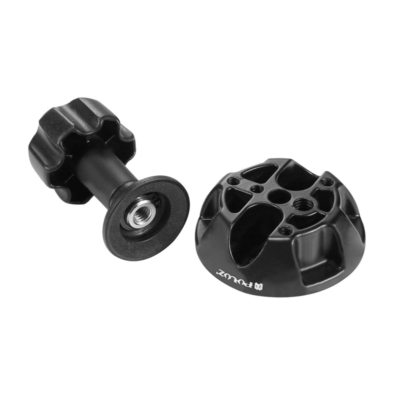 Adapter Puluz 75mm Flat to Bowl Half Ball Adapter for Fluid Head Tripod