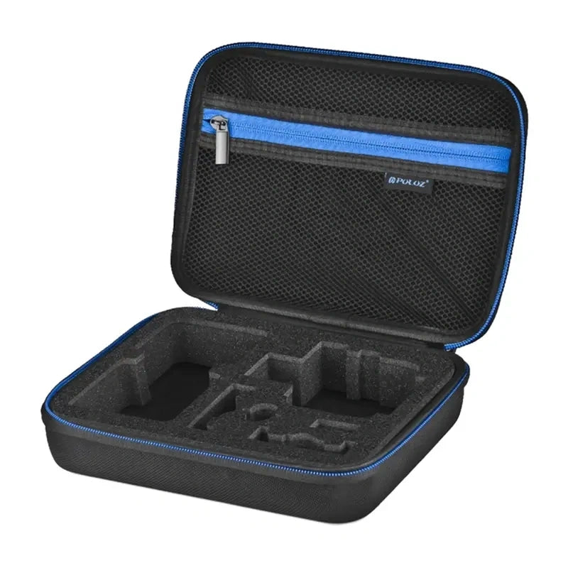 Case Puluz Waterproof Travel Carrying Case for Action Cameras Accessories 23 x 17 x 7 cm