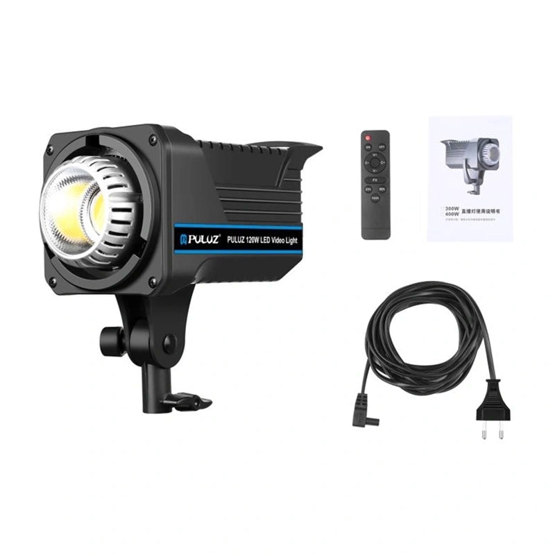 Studio Light Puluz 120W  Video Light with Dual Color Temperature and Remote Control EU Plug