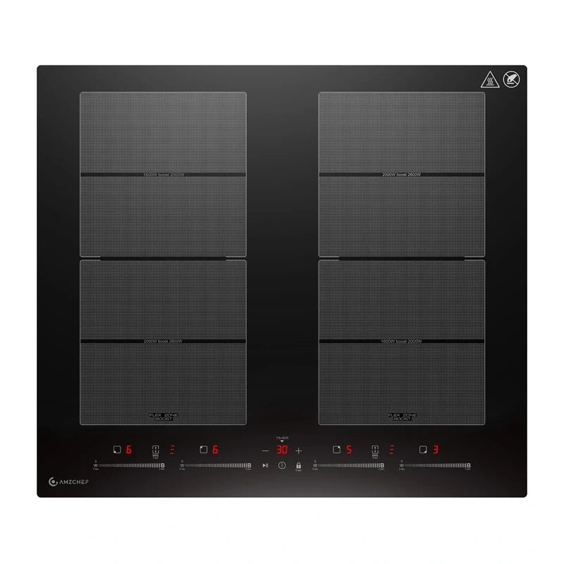 Induction cooktop AMZCHEF CE-FS-I74S-FFDD10 4 zones