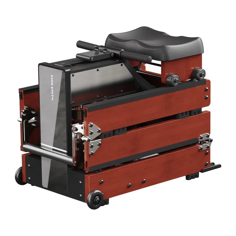 Tri-fold Rowing Machine KINGSMITH WM10 PRO (red oak)