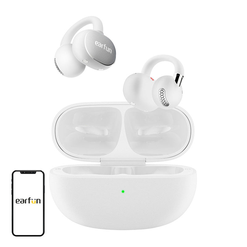 Wireless earbuds EARFUN Clip 2 (white)