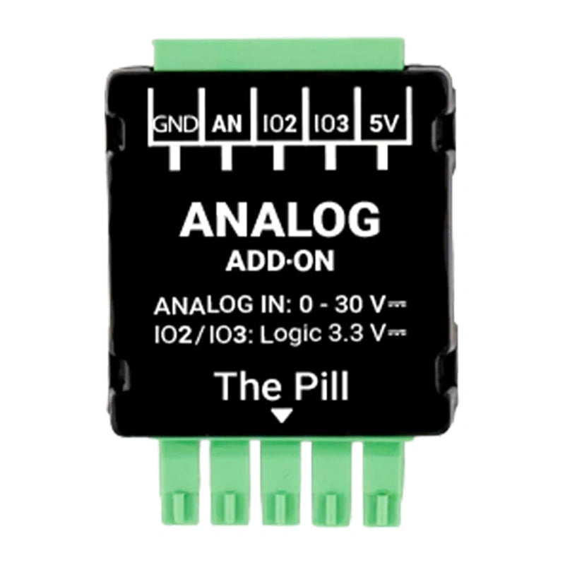 SHELLY 0-30V Analog Module—an add-on for the Shelly Pill