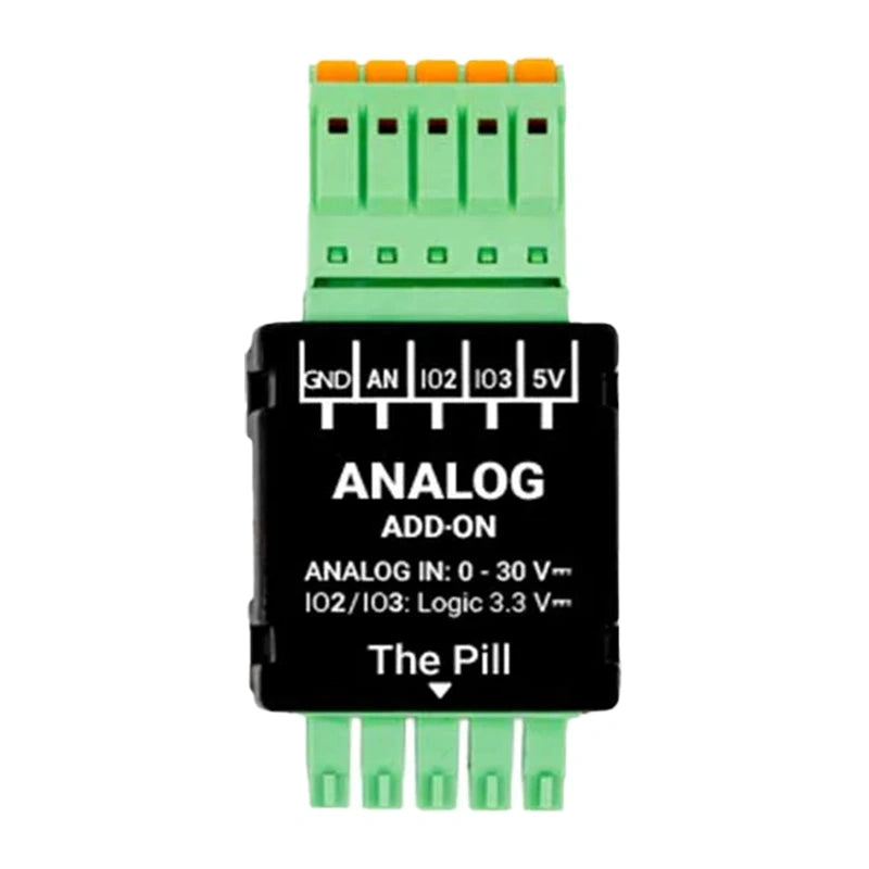 SHELLY 0-30V Analog Module—an add-on for the Shelly Pill