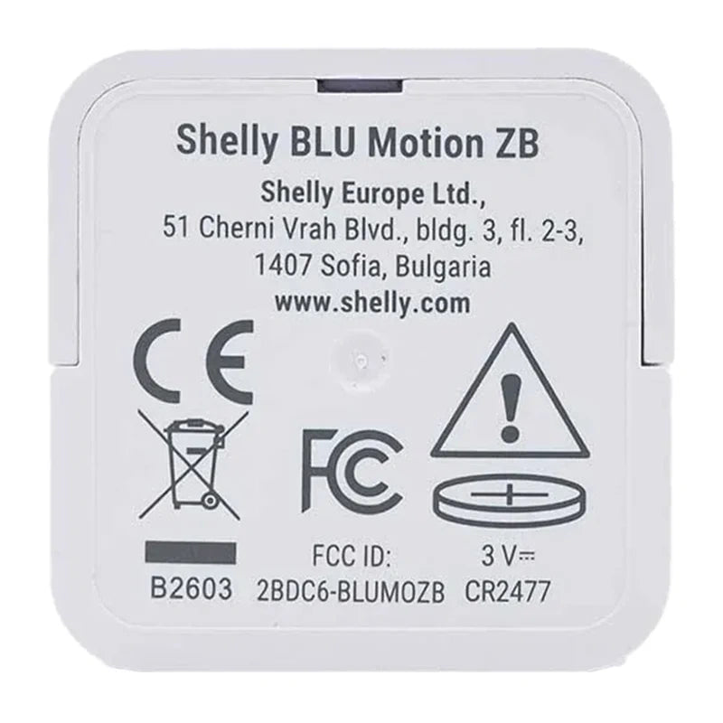 Motion sensor Shelly BLU Motion ZB