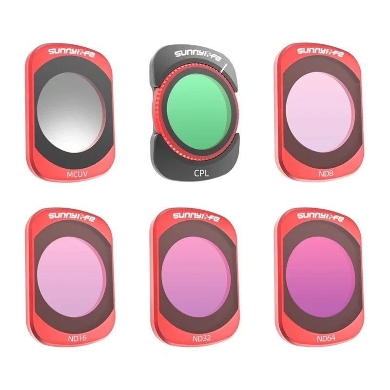 Filter set Sunnylife Pocket 4/Pocket 3 MCUV CPL ND8/16/32/64