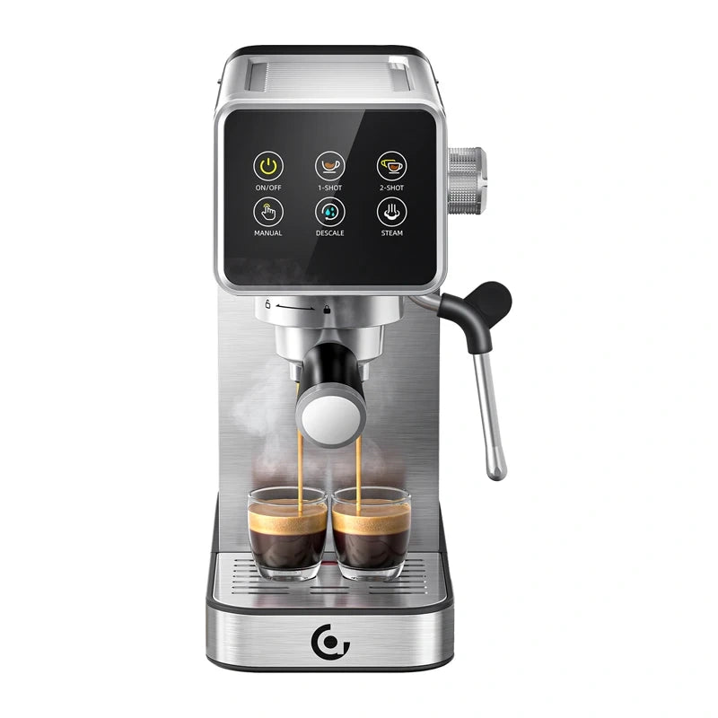 Semi-automatic espresso machine AMZCHEF CE-AZ-EM1507-SV