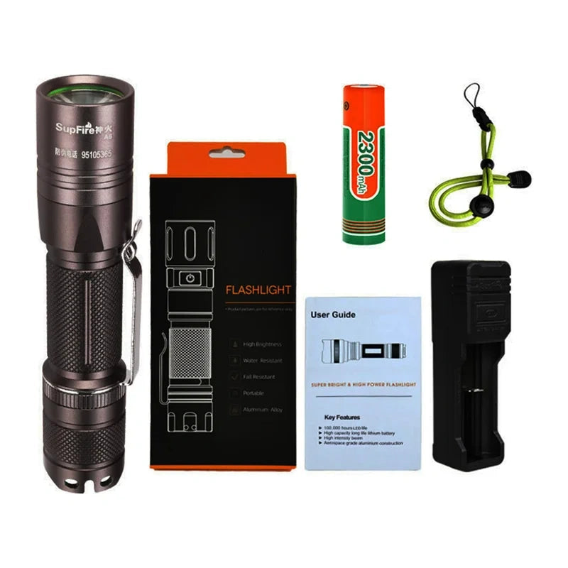 Flashlight SUPERFIRE A6