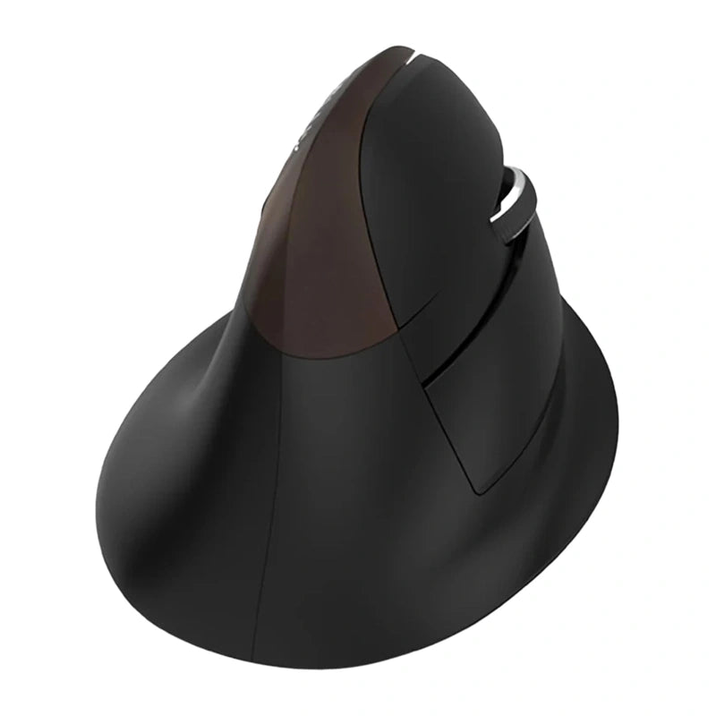 Ergonomic Mouse Delux Wired+BT+2.4G M618Mini Gold