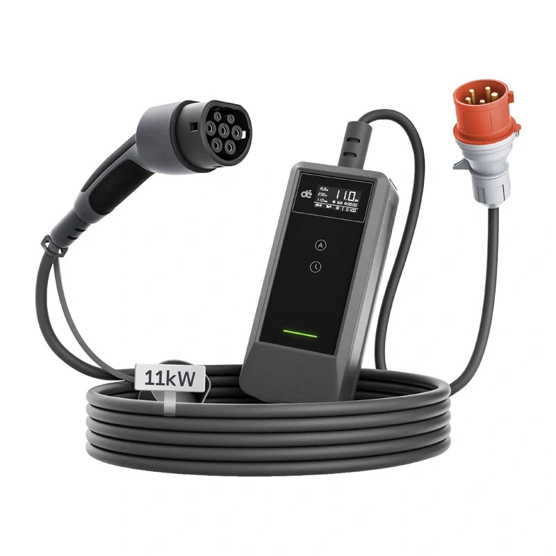 Portable EV charger DEPOW 11kW 15m cable