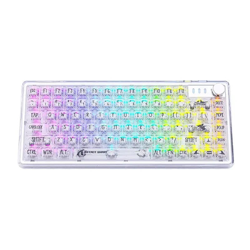 Mechanical keyboard ATTACK SHARK K75 (white)
