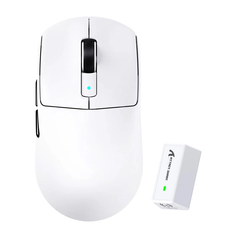 Computer mouse ATTACK SHARK R6 3-Mode (white)