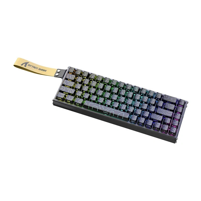 Keyboard ATTACK SHARK X68MAX (black contour)